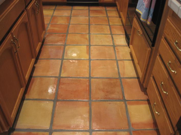 SALTILLO TILE installation san diego ca WITH A HIGH GLOSS FINISH